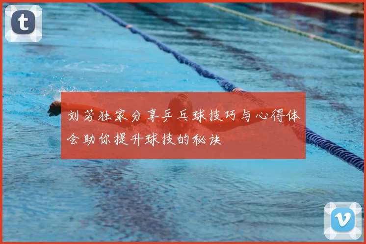 刘芳独家分享乒乓球技巧与心得体会助你提升球技的秘诀