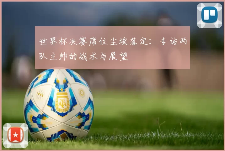 世界杯决赛席位尘埃落定：专访两队主帅的战术与展望