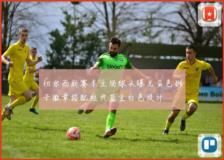 切尔西新赛季主场球衣曝光黄色狮子徽章搭配经典蓝金白色设计